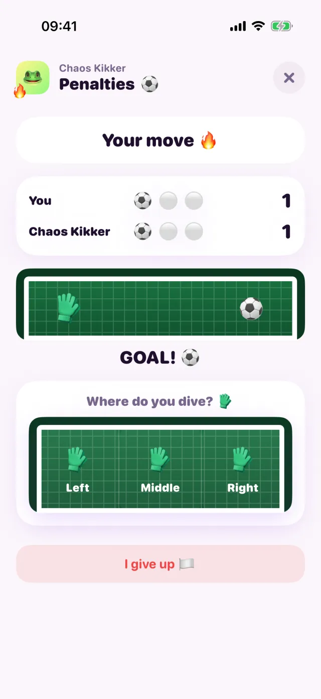 Penalties in porpor, halfway through a game.
